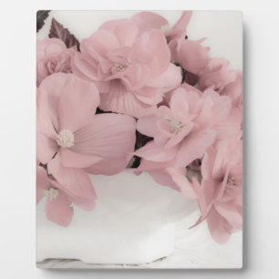 Pink Begonias Plaque
