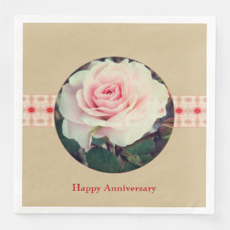 Pink Beige And Red Napkin