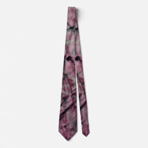 Pink Berry Field Tie