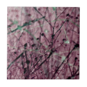 Pink Berry Field Tile