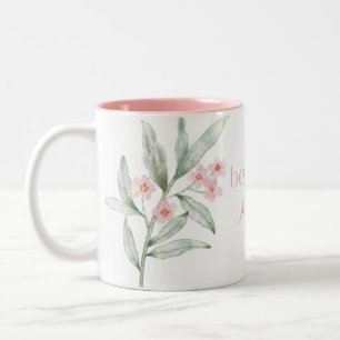 Pink Best mum ever - Coffe mug, Mother’s Day Gift Two-Tone Coffee Mug