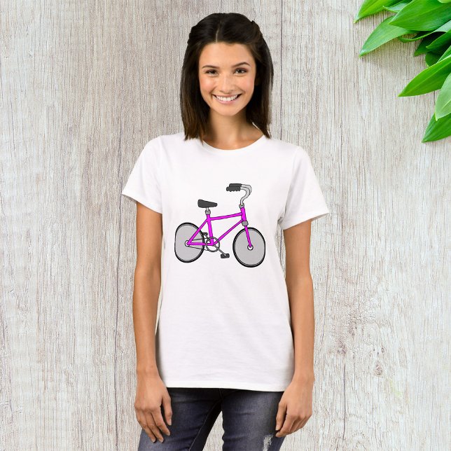 Pink Bicycle T-Shirt (Creator Uploaded)