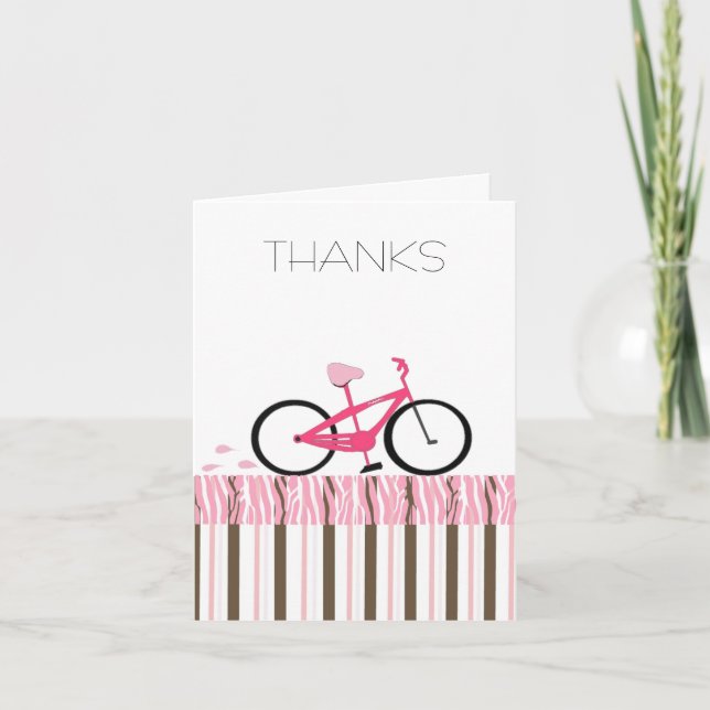 Pink Bicycle Thank You (Front)