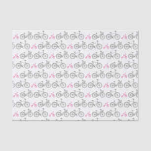 Pink Bicycle Tissue Paper