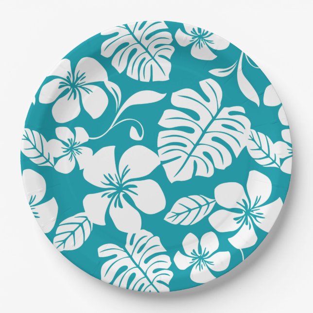 PINK BIKINI (AQUAMARINE) PAPER PLATE (Front)