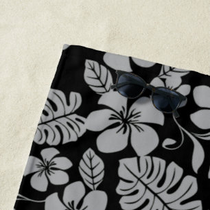 PINK BIKINI (BLACK/GRAY) BEACH TOWEL