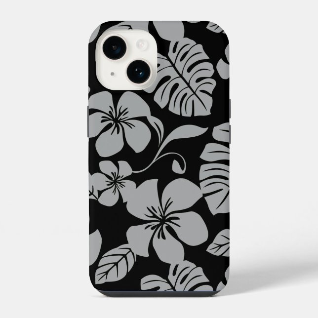 PINK BIKINI (BLACK/GRAY) iPhone CASE (Back)
