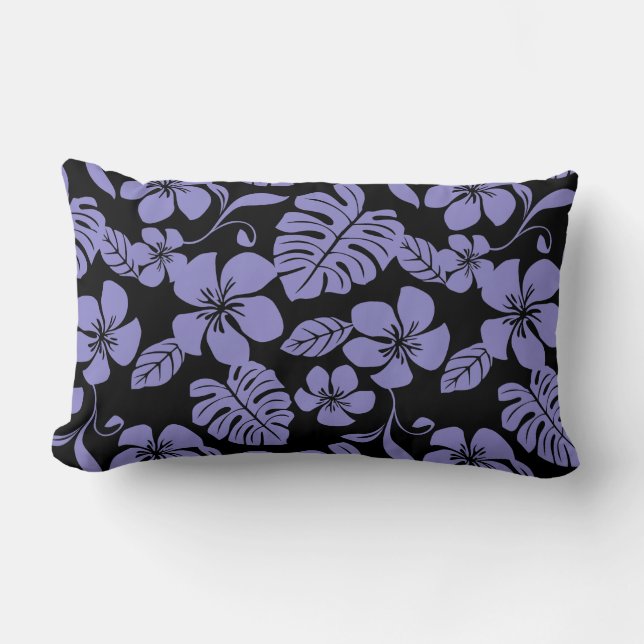 PINK BIKINI (BLACK//LAVENDER) LUMBAR CUSHION (Front)
