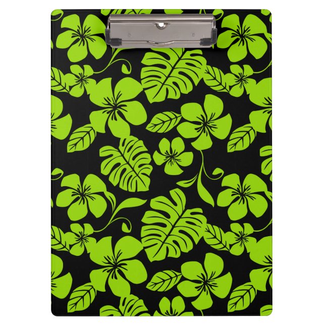 PINK BIKINI (BLACK/LIME) Clipboard (Front)