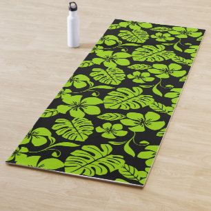 PINK BIKINI (BLACK/LIME) YOGA MAT