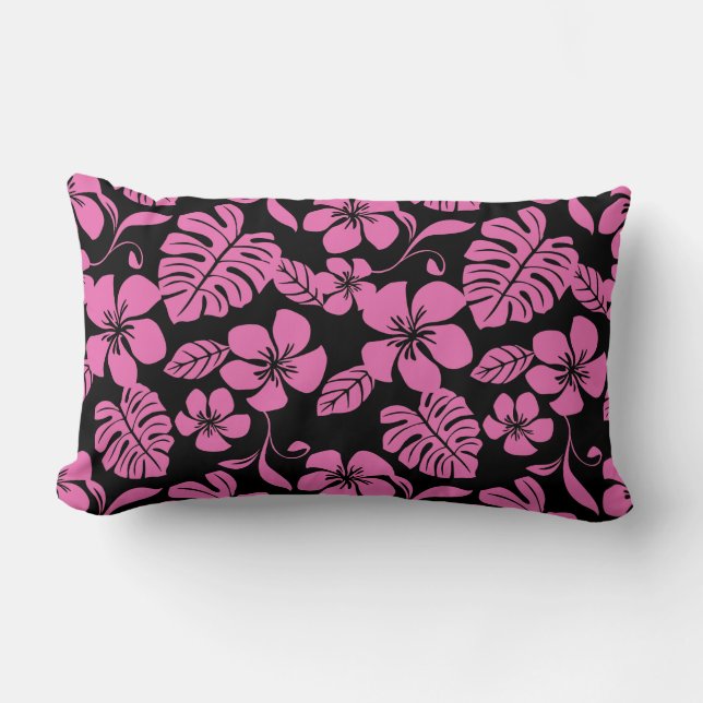 PINK BIKINI (BLACK/PINK) LUMBAR CUSHION (Front)