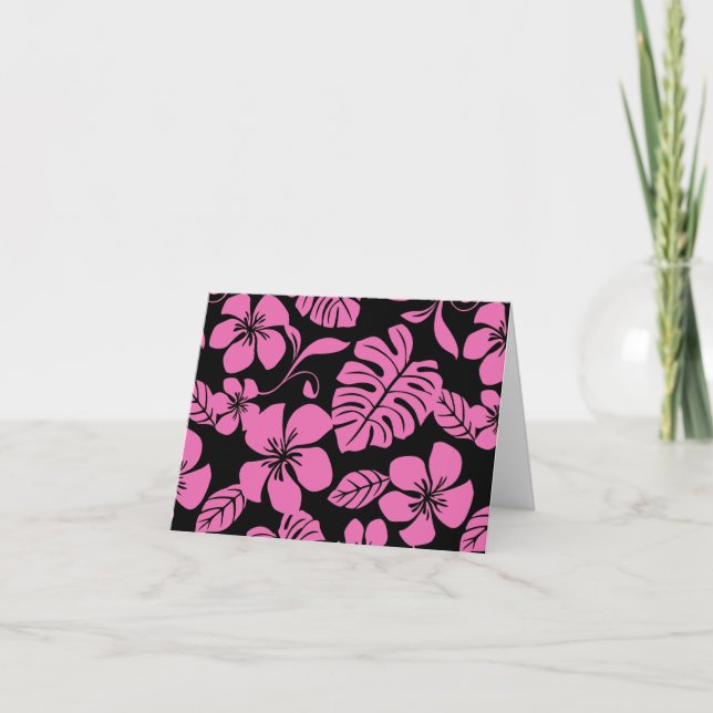 PINK BIKINI (BLACK/PINK) THANK YOU CARD (Front)