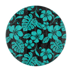 PINK BIKINI (BLACK/TEAL) CUTTING BOARD