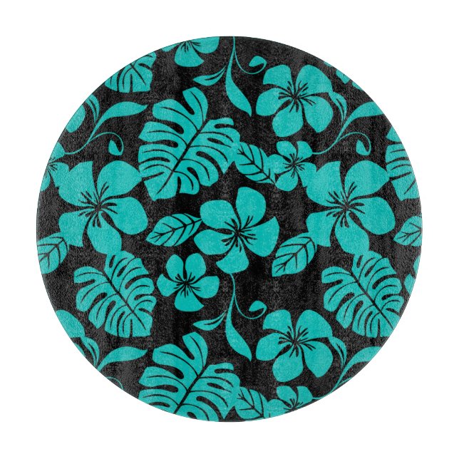 PINK BIKINI (BLACK/TEAL) CUTTING BOARD (Front)