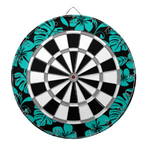PINK BIKINI (BLACK/TEAL) DARTBOARD