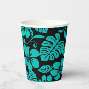 PINK BIKINI (BLACK/TEAL) PAPER CUPS