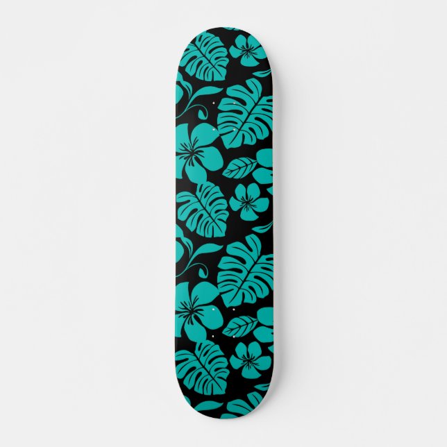 PINK BIKINI (BLACK/TEAL) SKATEBOARD (Front)