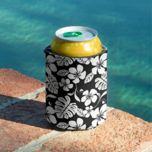 PINK BIKINI (BLACK/WHITE) CAN COOLER