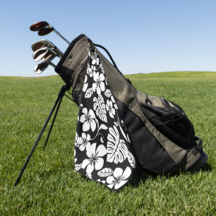 PINK BIKINI (BLACK/WHITE) Golf Towel