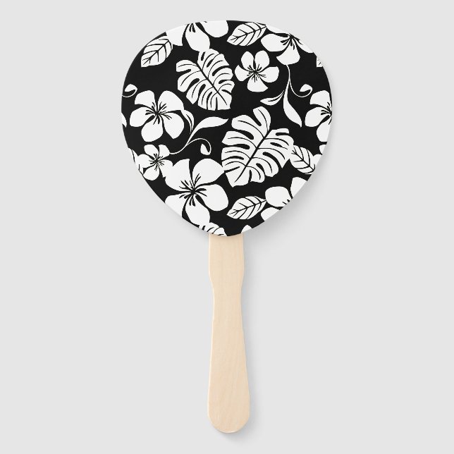 PINK BIKINI (BLACK/WHITE) HAND FAN (Front)