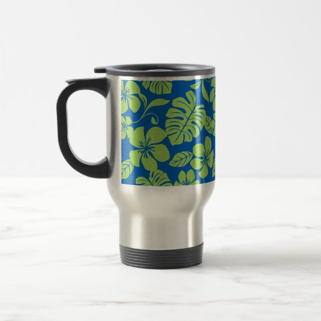 PINK BIKINI (BLUE/GREEN) TRAVEL MUG (Left)