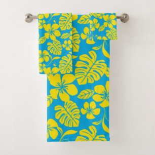 PINK BIKINI (BLUE/YELLOW) BATH TOWEL SET