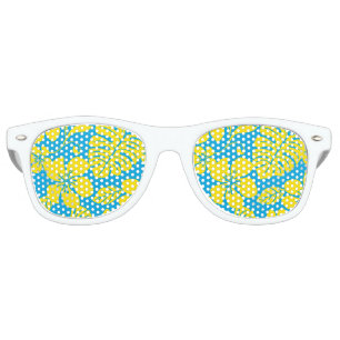 PINK BIKINI (BLUE/YELLOW) RETRO SUNGLASSES