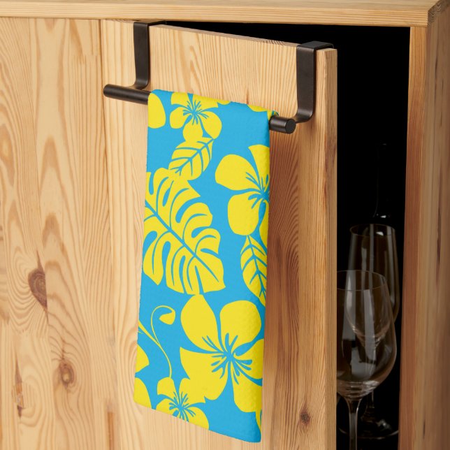 PINK BIKINI (BLUE/YELLOW) TEA TOWEL (Thirds Fold)