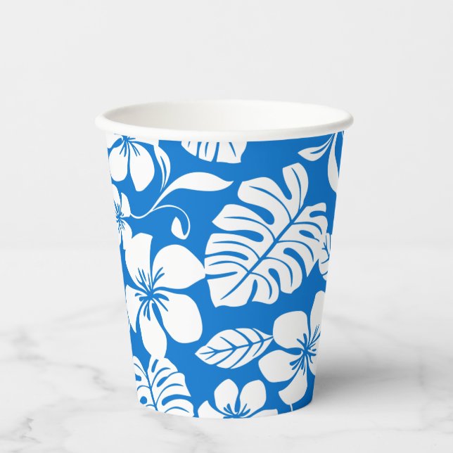 PINK BIKINI (BRIGHT BLUE) PAPER CUPS (Front)