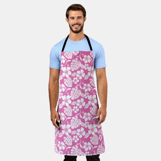 PINK BIKINI (FLAMINGO PINK) APRON (Worn)