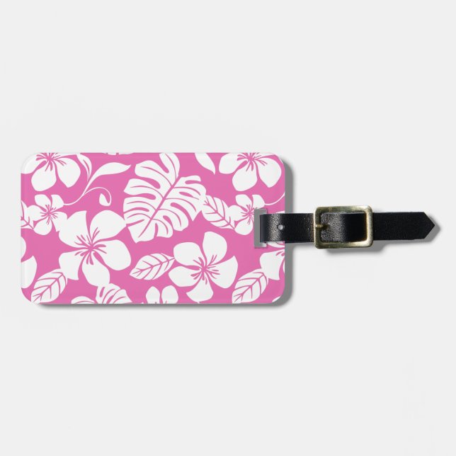 PINK BIKINI (FLAMINGO PINK) LUGGAGE TAG (Front Horizontal)