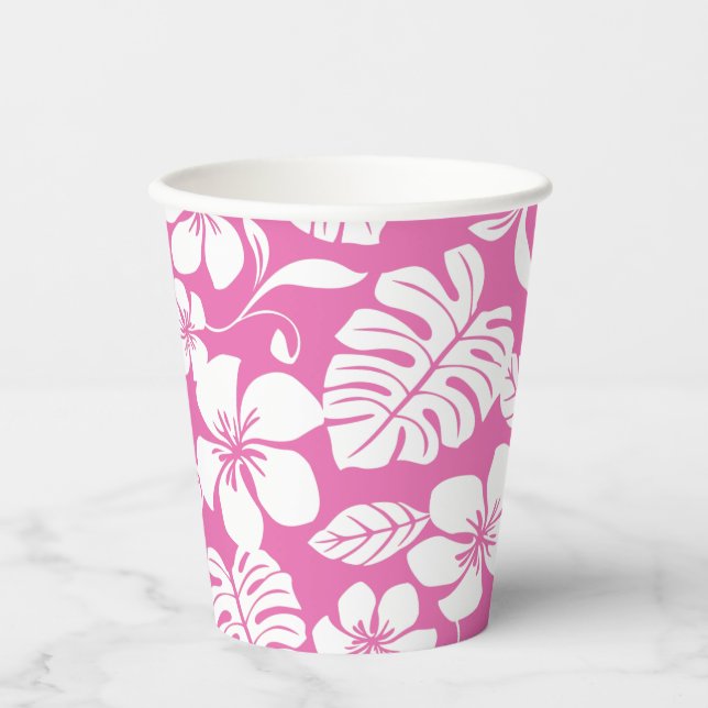 PINK BIKINI (FLAMINGO PINK) PAPER CUPS (Front)
