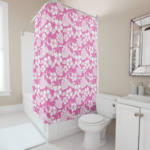 PINK BIKINI (FLAMINGO PINK) SHOWER CURTAIN