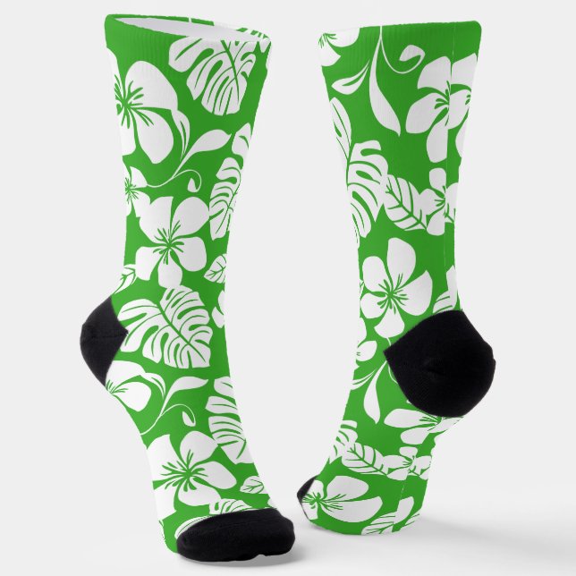 PINK BIKINI (GRASS GREEN) SOCKS (Angled)