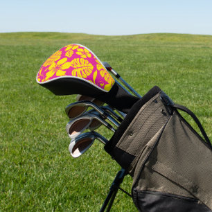 PINK BIKINI (HOT PINK/YELLOW) GOLF HEAD COVER