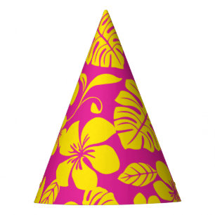 PINK BIKINI (HOT PINK/YELLOW) PARTY HAT