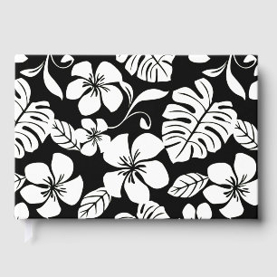 PINK BIKINI PATTERN IN BLACK AND WHITE GUEST BOOK