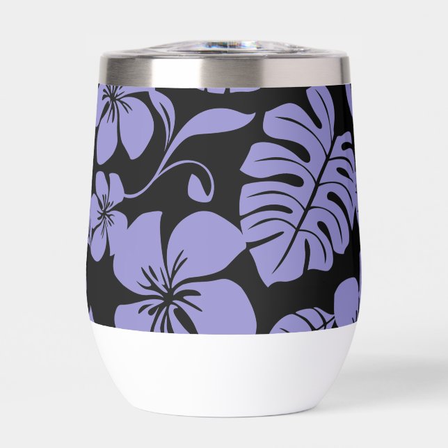 PINK BIKINI PATTERN IN BLACK/LAVENDER (Front)