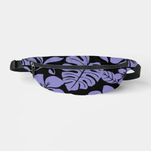 PINK BIKINI PATTERN IN BLACK/LAVENDER BUM BAGS