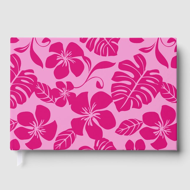 PINK BIKINI PATTERN IN PINK x 2 Guest Book (Front)
