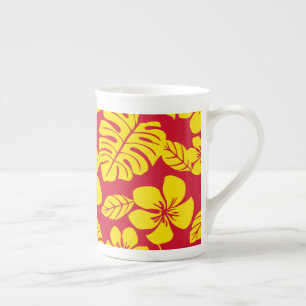 PINK BIKINI (RED/GOLD) BONE CHINA MUG