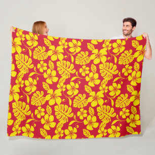 PINK BIKINI (RED/GOLD) FLEECE BLANKET