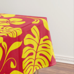 PINK BIKINI (RED/GOLD) Tablecloth