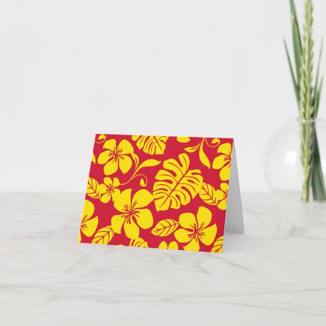 PINK BIKINI (RED/GOLD) THANK YOU CARD (Front)