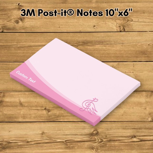 Pink Bird Music Post-it Notes (Creator Uploaded)