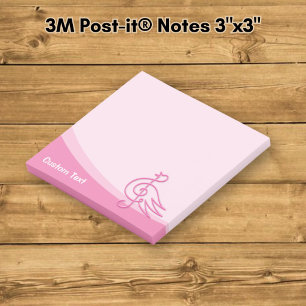 Pink Bird Music Post-it Notes