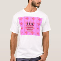 Pink Birthday Cake Art Print