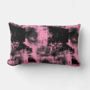 Pink Black and Grey     Lumbar Cushion