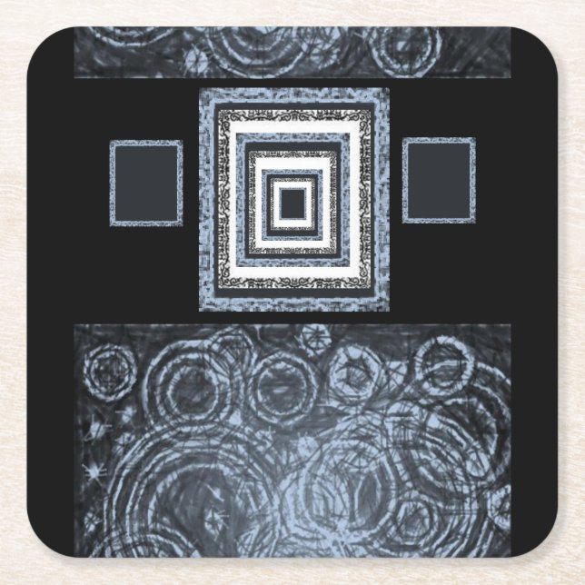 pink black coaster (Front)