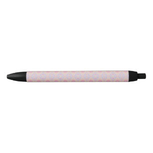 pink black ink pen
